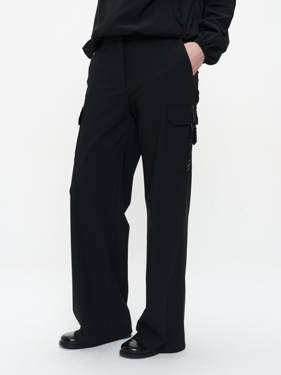 Noreen. Combat style black trousers