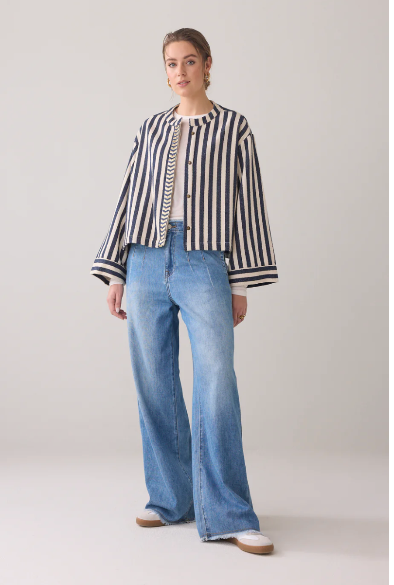 Reversible kimono jacket