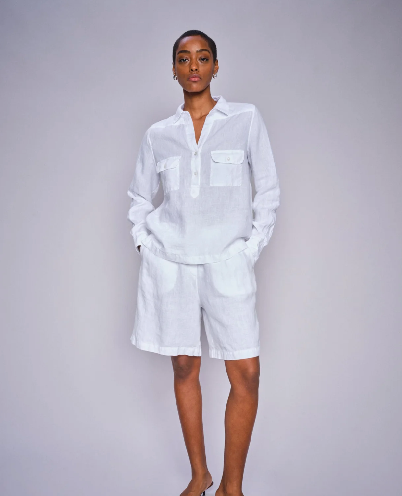 MMEmmie Linen Bermuda Shorts