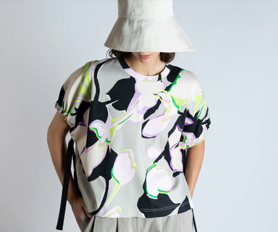 Oyster Print Sleeve T-Shirt