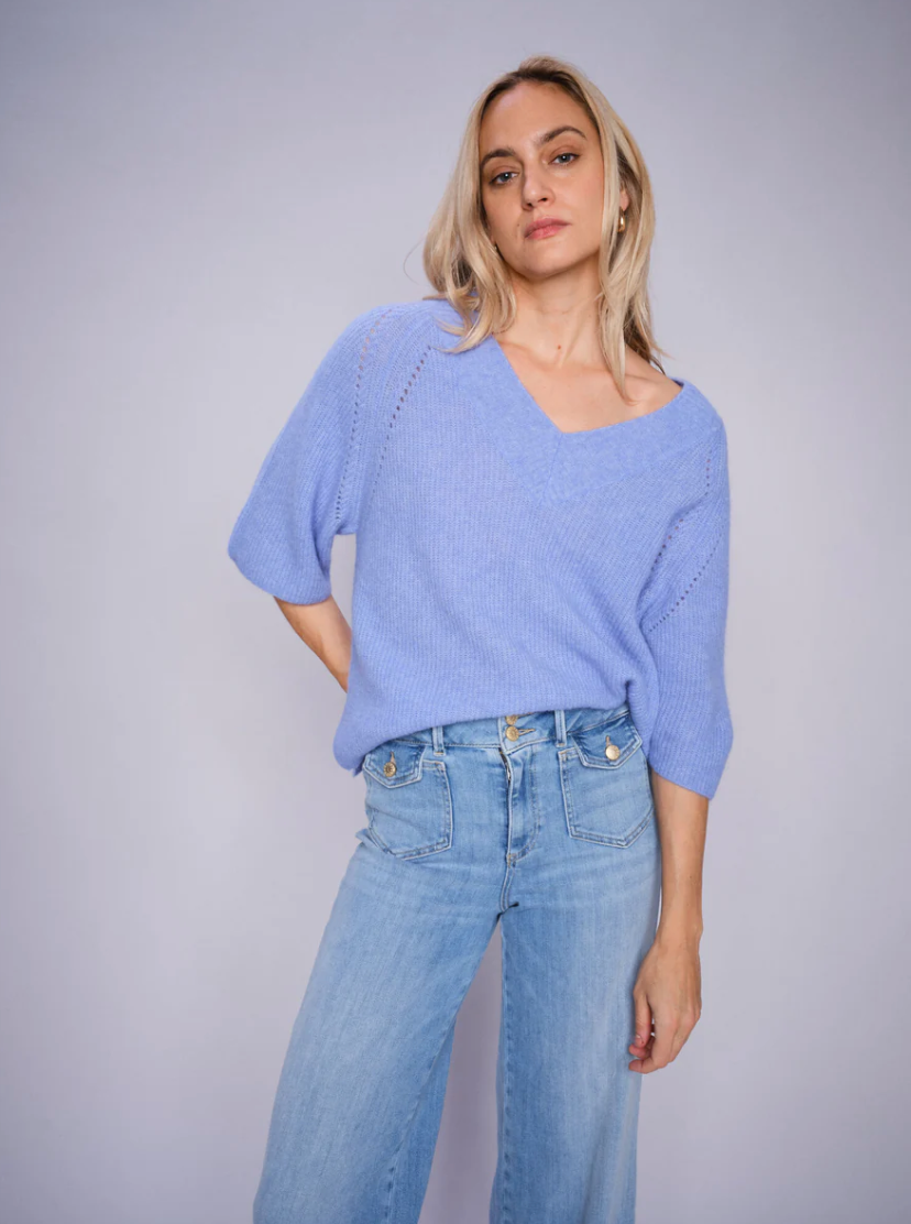 MMTaci ¾ V-neck Knit