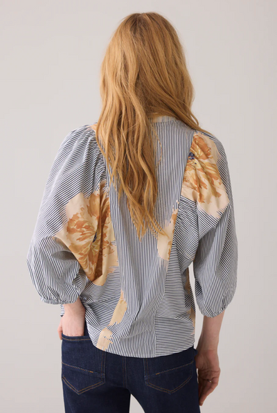 Blouse with unique print