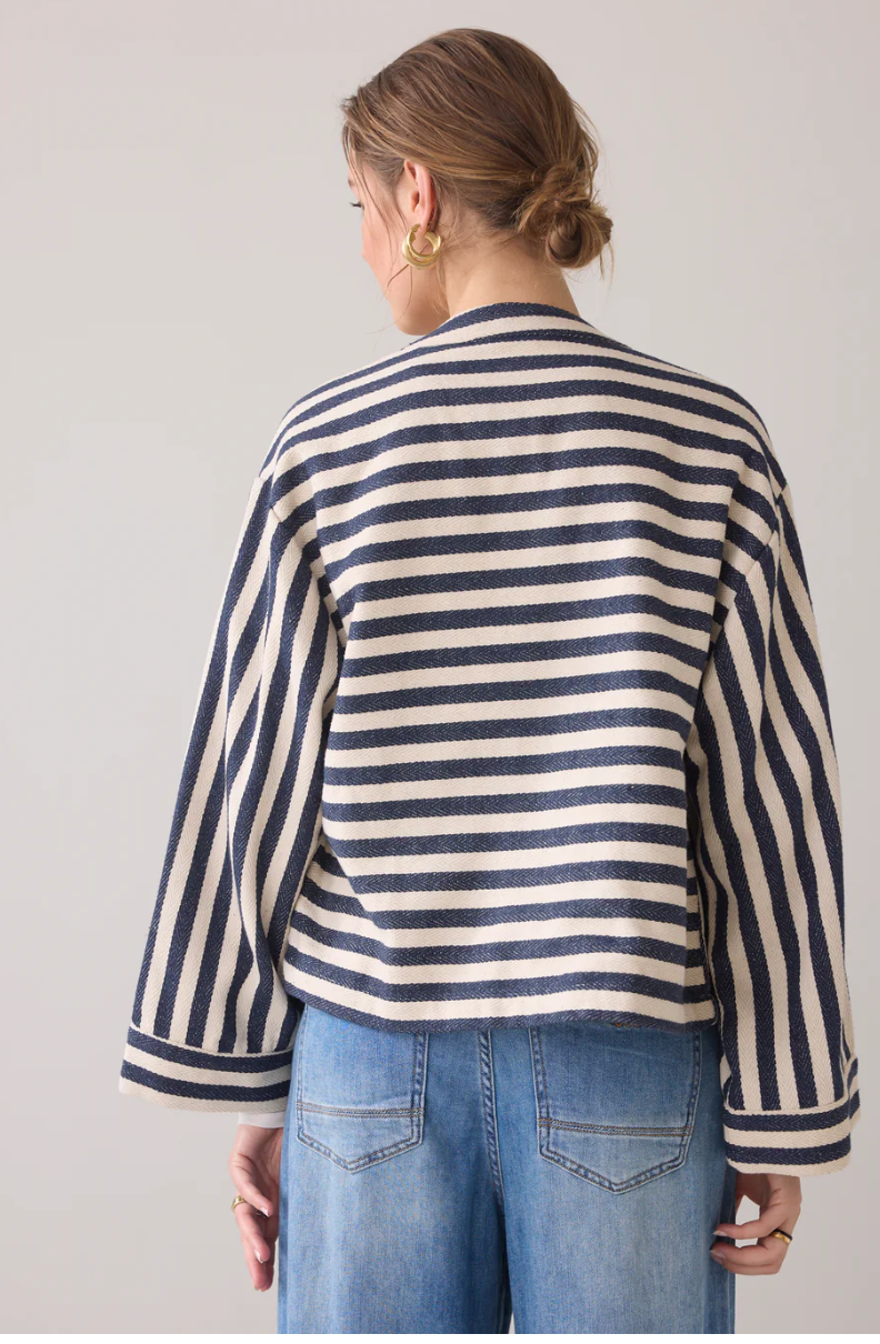 Reversible kimono jacket