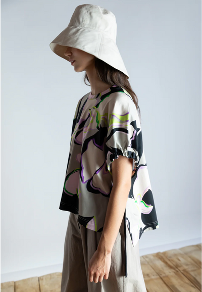 Oyster Print Sleeve T-Shirt