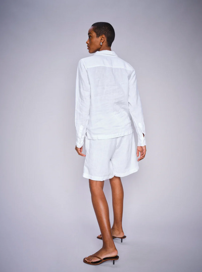 Emmie Bermuda Linen Shorts