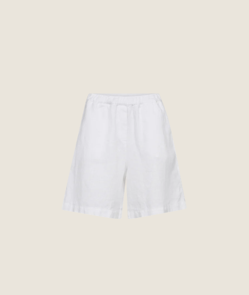 Emmie Bermuda Linen Shorts
