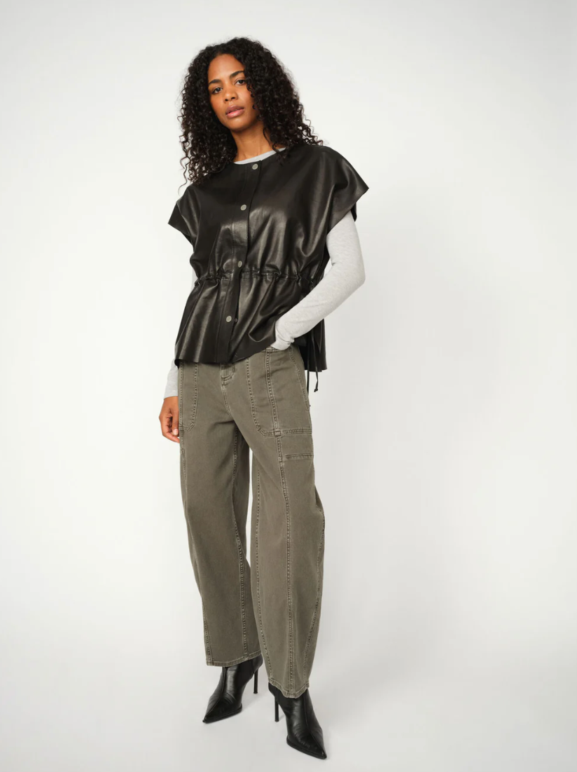 MMAylin Leather Waistcoat