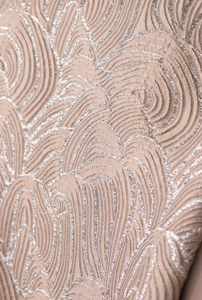 Jacquard/foam bomber jacket
